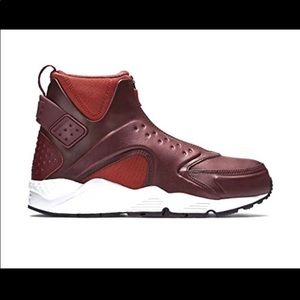 Nike Maroon Air Huarache Run Mid